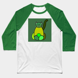 BUDA CAT Baseball T-Shirt